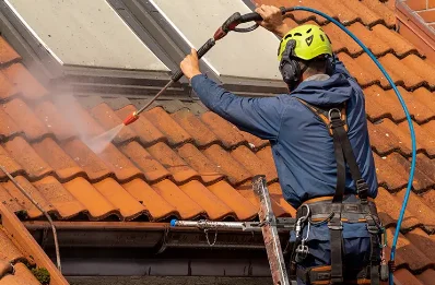Démoussage et hydrofuge de toiture à Mérélessart